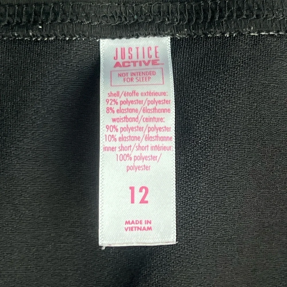 EUC Girls JUSTICE Active Athletic Shorts Bundle - Size 12